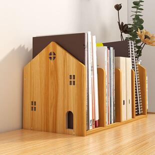 儿架童架学生耐用北欧简易书面ISN上收纳盒桌放图书置物图书分隔