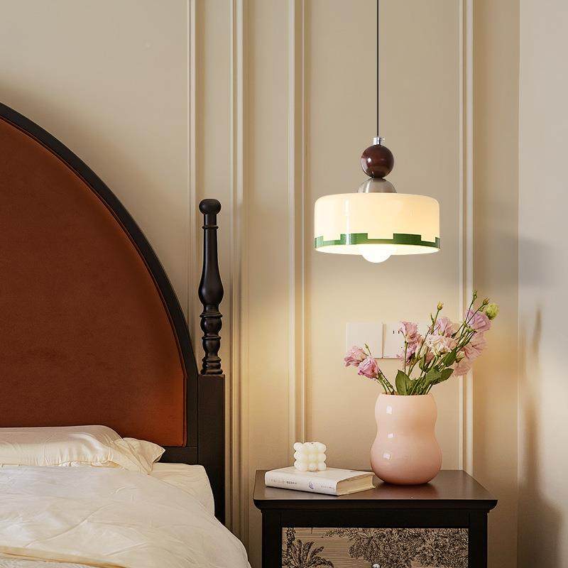 中古风餐厅圆形玻璃灯实木996床头台灯一简字长型极桌三头茶室吧,家装灯饰光源,智能吊灯,淘宝优惠券,粉丝福利购,淘宝优惠卷