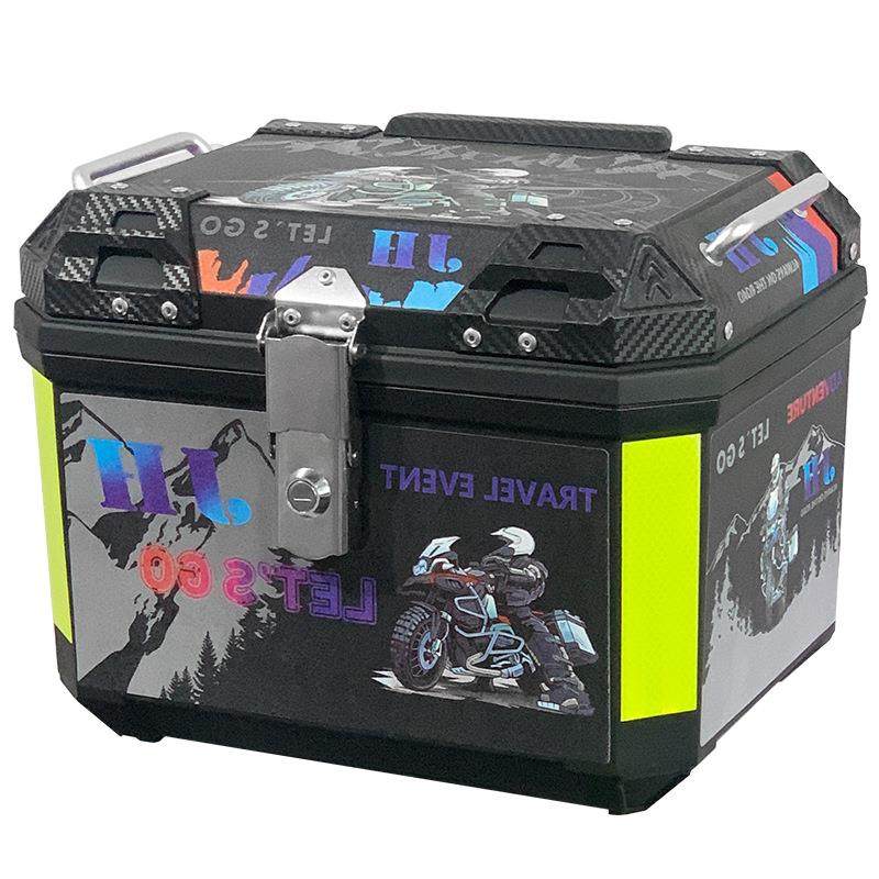可3放全盔ABS/PP材质6摩托车尾箱45L57车L咨询客服通用摩托车电瓶