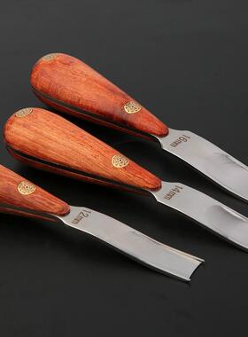 皮削薄宽铲QGH手工di宽y制作革工削薄铲刀耐用刃口削具边器