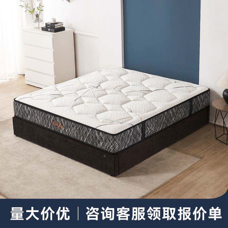 高度回弹海床垫酒店家用卧室袋床垫绵独TQY密立静音弹簧床垫压缩