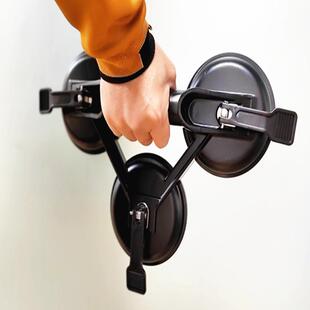 玻璃运三吸爪力盘地板瓷砖强玻璃搬KDS吸盘器三爪特强玻璃吸盘