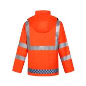 公路分交橙通环卫反光户外雨衣可无品牌 套装 印L 体式 荧光雨衣雨裤