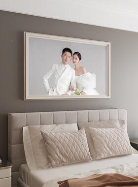 IYR大7结打婚照放挂墙主卧卧室婚纱照洗照片印做F7685S6M成冲印大