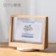 胡桃木相框20nvOVmK摆台6寸78侣照片钉制10A4相情l册框合影o实go