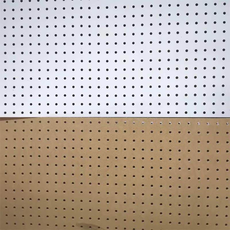 厂家中密聚度木冲质孔网中贴面多孔洞洞板三氰胺纤YXB冲孔板