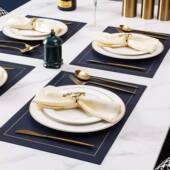 轻样板间餐套装 创意级感西餐摆SOP盘餐具具套装 高牛排盘奢子餐具