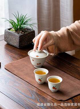 一品造手物香云间纱冰作梅人文茶席柞蚕丝茶布桌旗禅意茶道WYW空