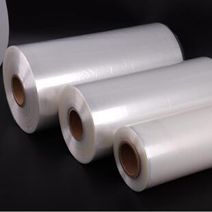 高透p缩of拉热收缩膜透明交联膜低温交联外包装牛热缩膜红易罐收
