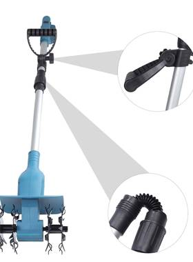 双刀款手持锂电UHJ微耕松土机农用土机小型家用电翻动出机头旋耕