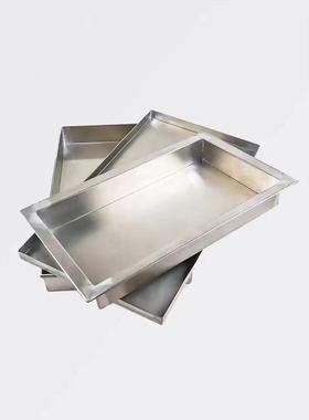 不锈钢子商2用长方形手盘接水盘接油盘01/盘KMJ30工4都可做