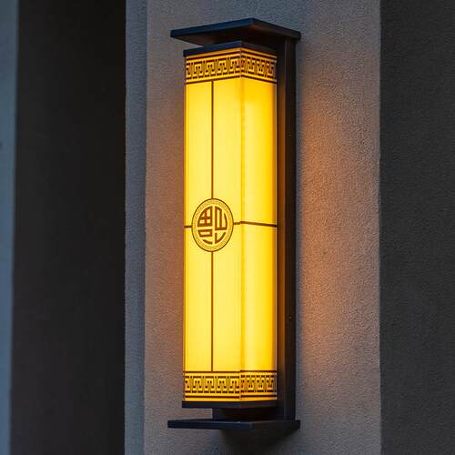 花园户外壁灯太阳能庭院灯外墙现代柱子大门简约别墅庭院室外防水