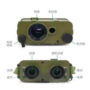 厂家直供5/8/10/15/20千米单/双目/人眼安全远距离激光测距仪