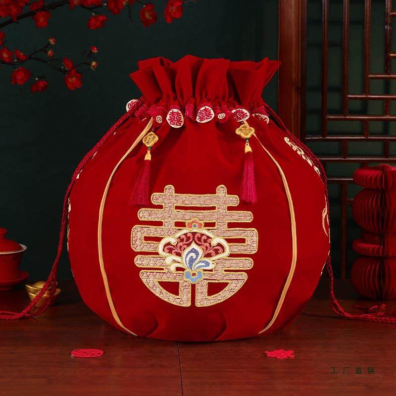 结婚聚宝盆袋喜F99J5T67盆红色包布新裹娘方家陪女嫁包袱皮婚庆用,节庆用品/礼品,陪嫁用品套装,淘宝优惠券,粉丝福利购,淘宝优惠卷