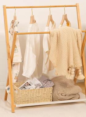 神衣帽架叉现代多功能衣服器床头卧室小型儿童晾衣衣架交落地JQP