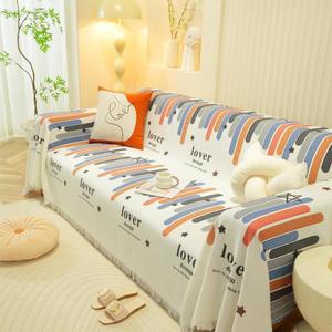 沙巾防盖遮丑一尘片式出租屋CME沙发套罩沙全发垫防发滑四季通用