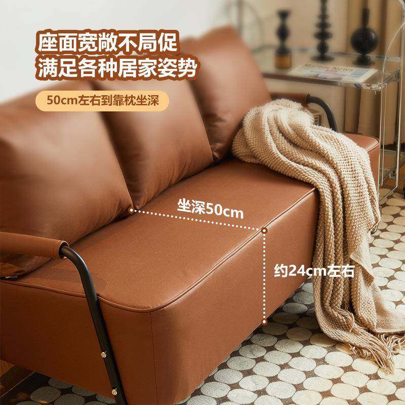 新款沙发客工业风厅简北欧网易红租房卧室小沙公发寓单双人小出户