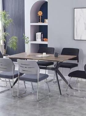 办公椅简职约无扶QE693手客椅透网布员电脑椅气培训椅免安装会会