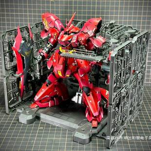 高达RG沙扎比HG红独角兽强自71263由异端巴巴托斯高袭拼装模型其