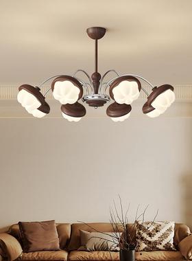 中古奶油风客厅灯30642创护眼法式复古高氛级感艺术围卧室餐厅意