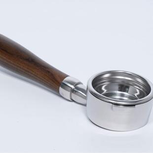 无底手柄咖啡件机配58mm把加吉亚58mm诺瓦诺瓦木双耳实木不手锈钢