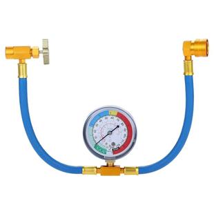 NVFR134R12汽车空调加氟a冷媒单表补a充加注软管M141 2cme