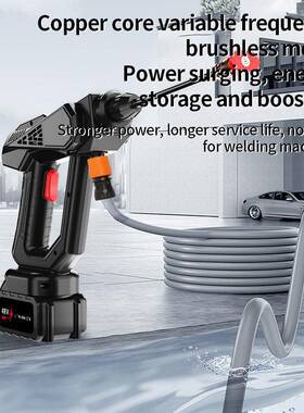 无5501高压洗车枪家洗车水枪神水器大功率CarW用ash浇花高压洗车