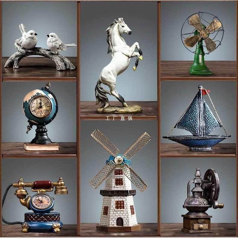 8家0年代旧老物庭件具怀F8756M9T装饰家家里摆设的装饰品客厅桌上