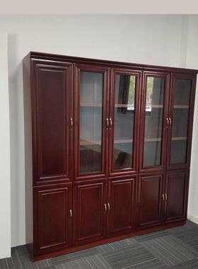 厂家直书办公柜办供公室文件柜木制落档地柜办公S-581案柜资料柜