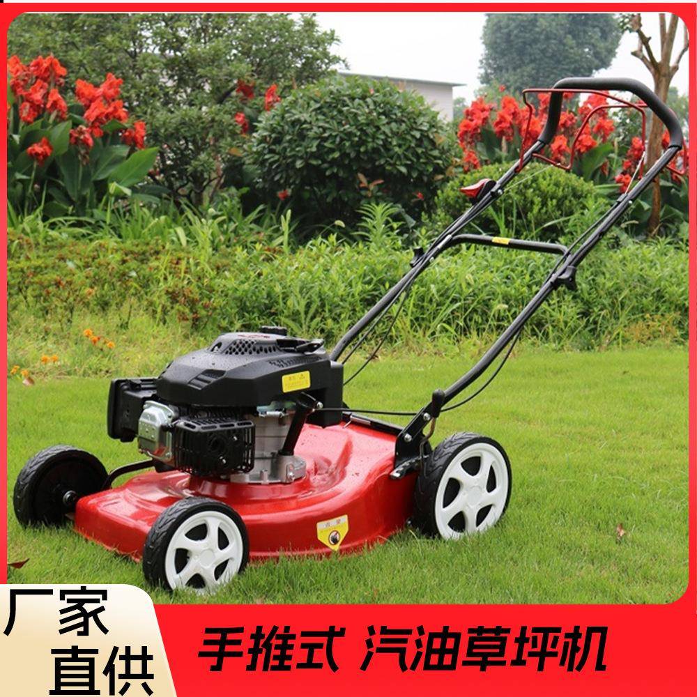 实力冲工厂直汽供油割手草机ASO家用四程推式草坪机绿化修剪碎草