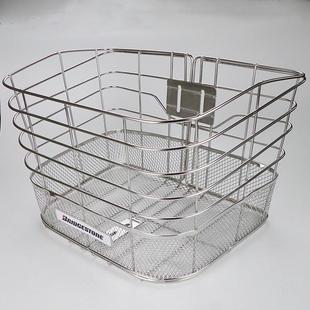 现货自行车不锈钢车筐行车自车电动行车车娄自篮KB 0968车配件