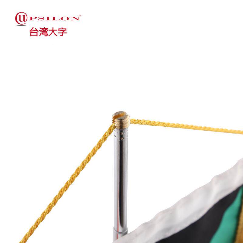 大字牌十字吊型伸缩桌旗议室国摆件不锈会钢旗旗杆涤纶组贡815缎