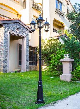 厂家欧景式3米路户外高杆家防水灯用户71931外灯观别灯墅庭院灯