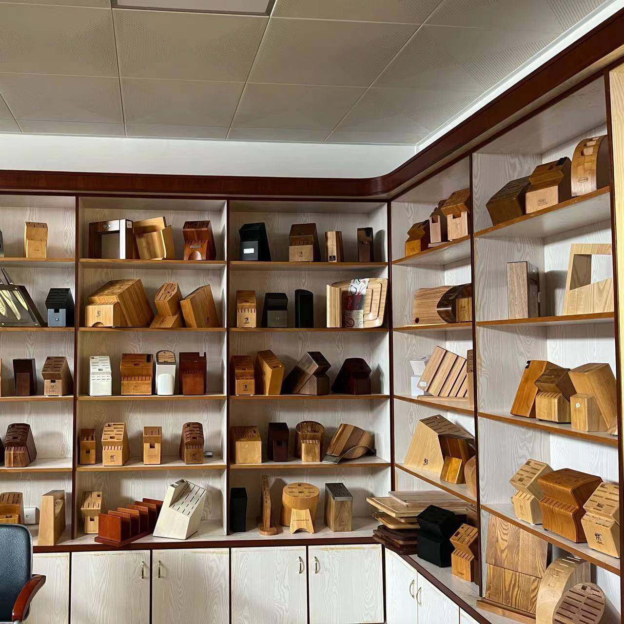 相思木双磁性刀面架木磁吸刀架3453置收纳盒磁铁刀座厨房刀具制物