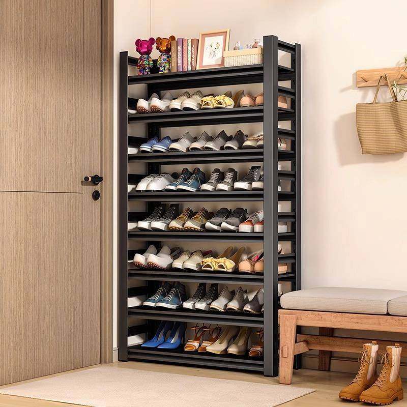 简易鞋架家用钢制层鞋架开多放式HGU门口简易鞋柜一件子起批收纳,收纳整理,书桌收纳置物架,淘宝优惠券,粉丝福利购,淘宝优惠卷