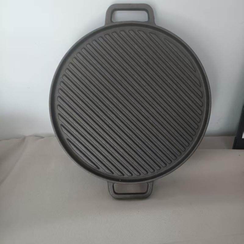 铸铁双面烧烤煎盘条纹烤肉盘家用商用家用加厚烤鱼盘无涂层生铁锅,电子元器件市场,其它元器件,淘宝优惠券,粉丝福利购,淘宝优惠卷