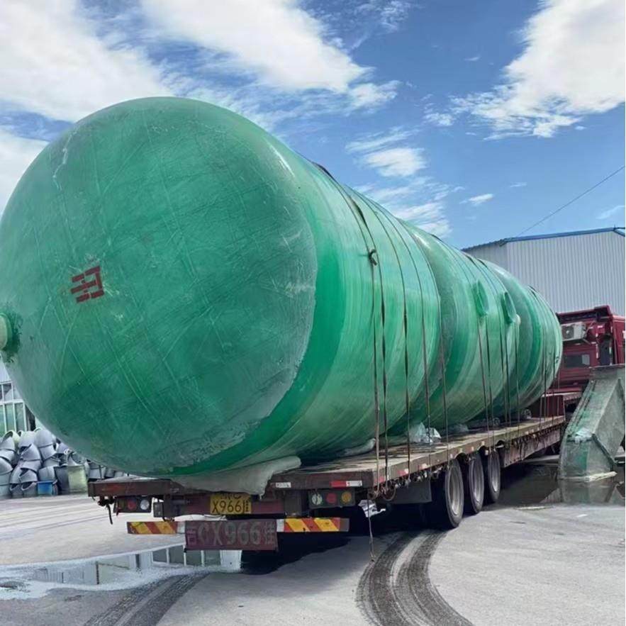 玻璃钢化粪池三格式隔油池玻璃钢化粪池新型化粪池农村改造调节池