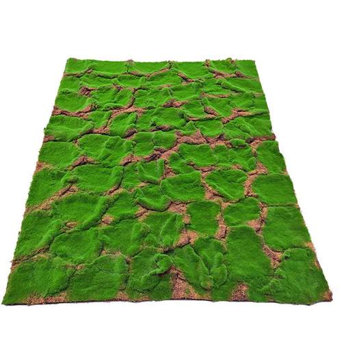 仿真青苔草皮植绒植物墙配件假草皮苔藓草皮室内景观背景装饰配件