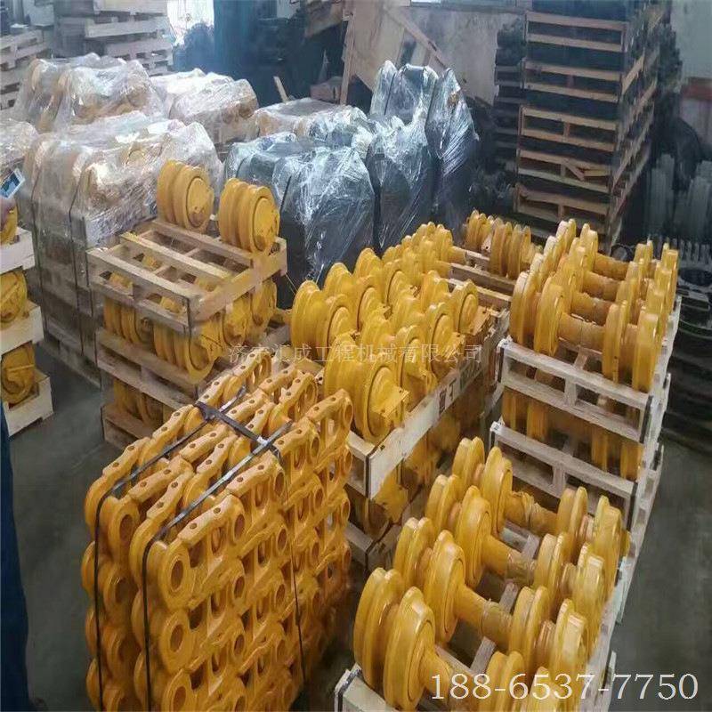 山导推土机件配SD16履带支推重轮拖WXY轮引轮160链条链板履带
