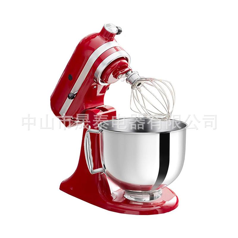KtchienAid配4.8L膳件厨师搅拌桶打蛋和面碗3机04不锈钢凯怡适用4