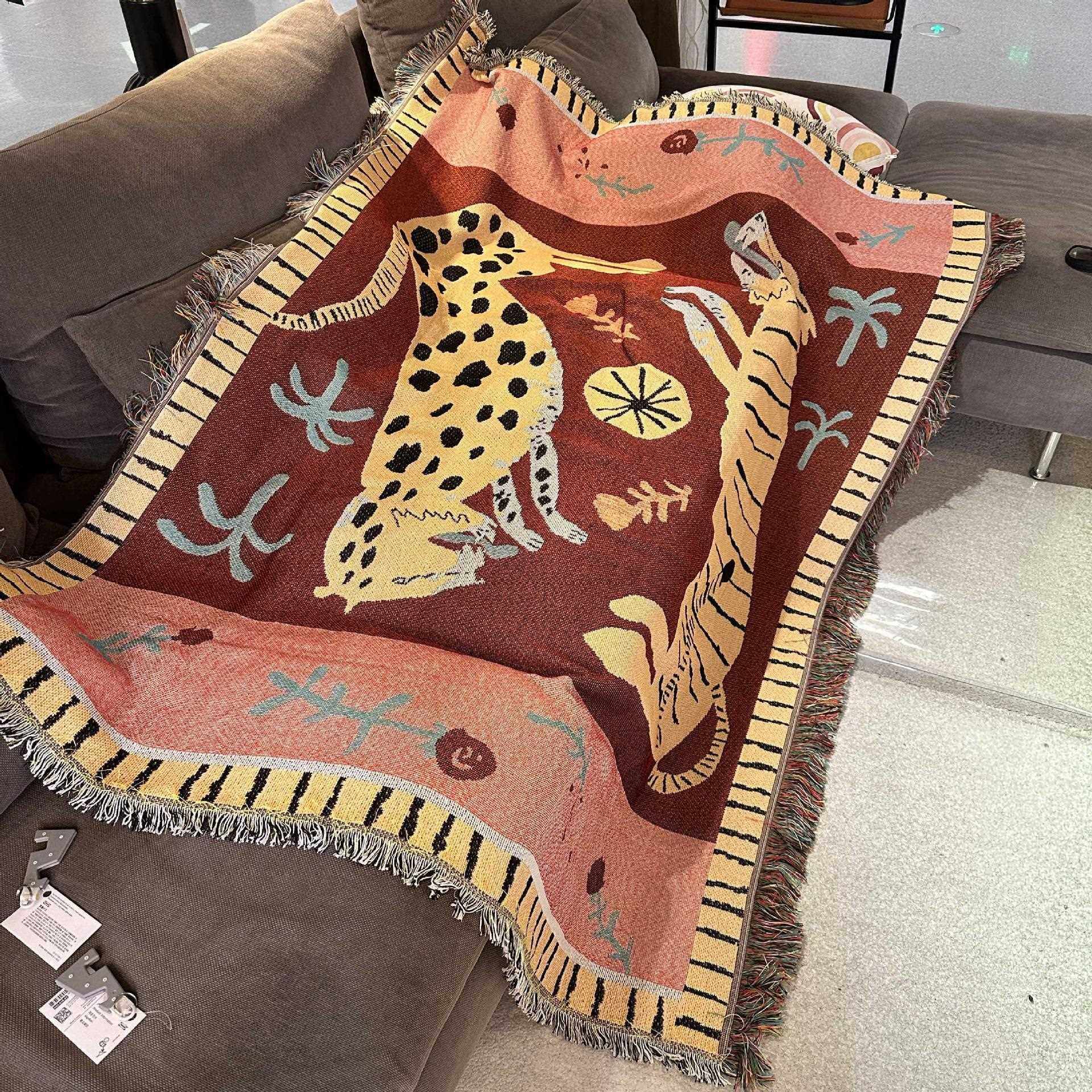 i豹ns挂毯北欧客241015厅发盖毯沙发巾针织线毯卧室床子头盖沙巾,居家布艺,沙发套,淘宝优惠券,粉丝福利购,淘宝优惠卷