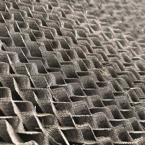 34不锈波钢丝网纹填料过滤金属网规0整填料化工孔板波BX500CY丝纹