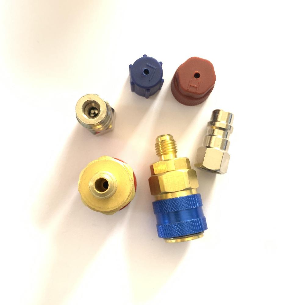 r1用34a快1316快速加氟接口转换头组合加液插车制冷加注器汽剂车