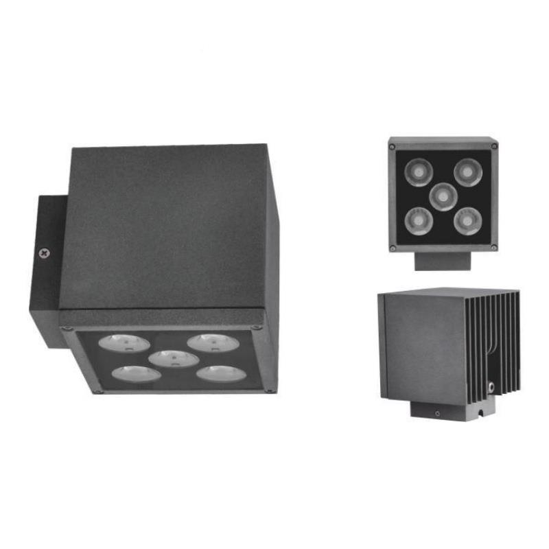 5WXC-MFBD19W16WL光ED上下投照壁灯阳台公园柱子走廊墙壁射灯灯魔