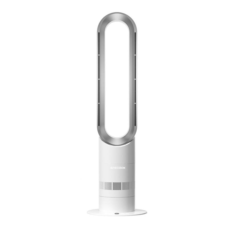 电格库无叶风扇家用超静871音立式空气循扇环落地空调扇暖两冷用