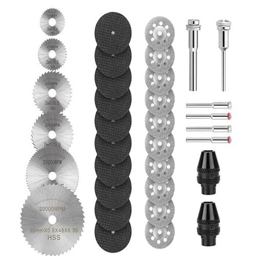 34PC切割片套装电磨34PC切割吊打件磨机配组合磨抛光切割厂家