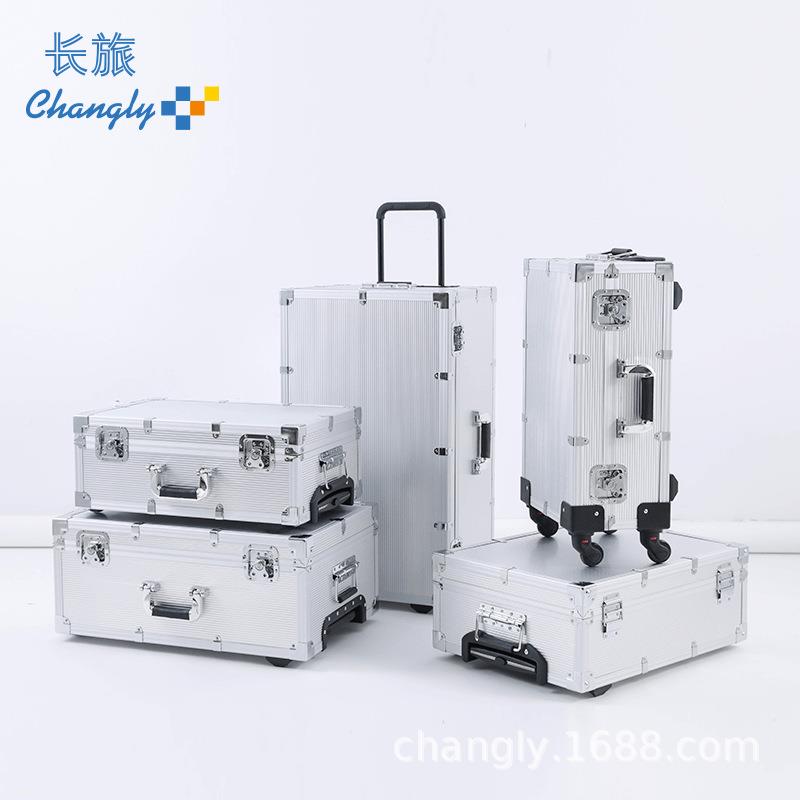 铝具合金拉铝杆工箱现货1运件起52仪器设备减震输航空拉杆箱箱