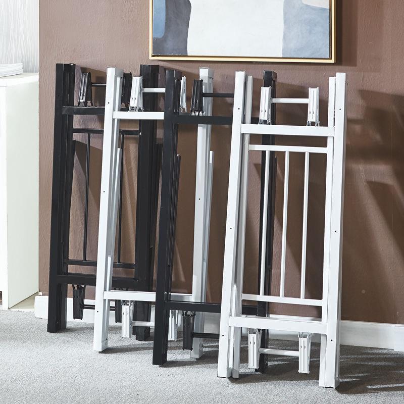 加厚桌折叠桌腿火锅架桌简长方桌易无品牌/架大圆桌架子桌架方圆