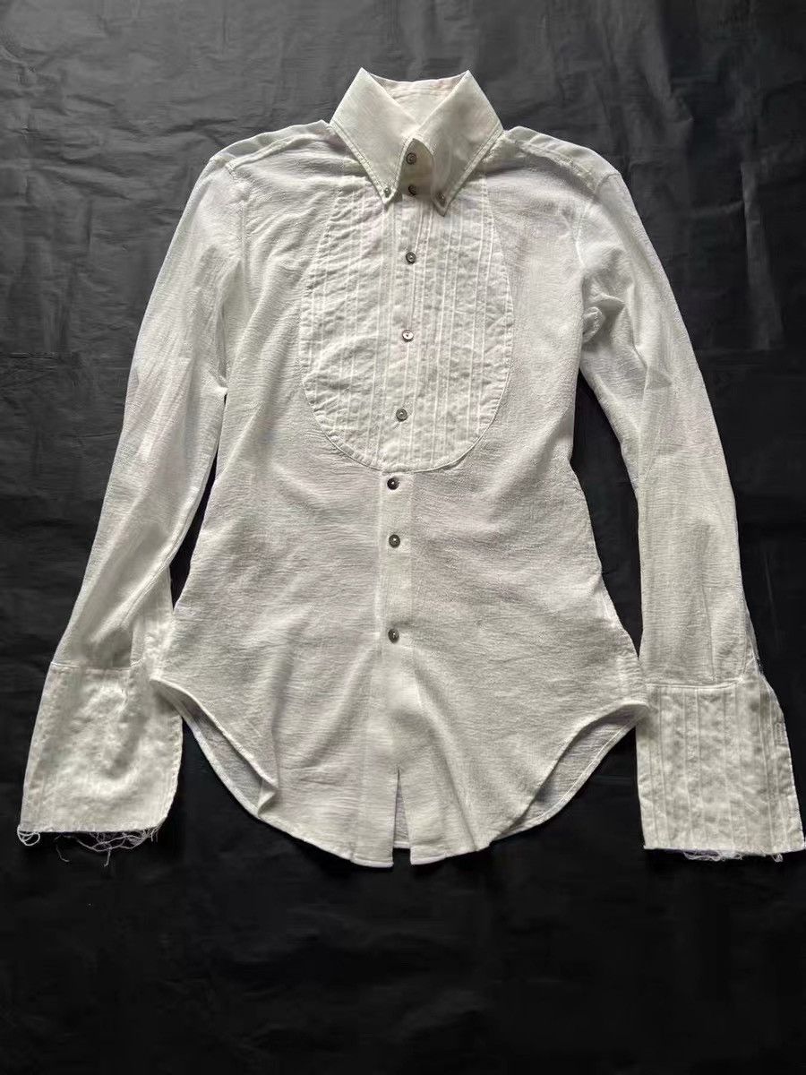thumbnail for (Collection) ifsixwasnine Court Collection Skull Buckle Visual Retro Subculture Long-sleeved Shirt