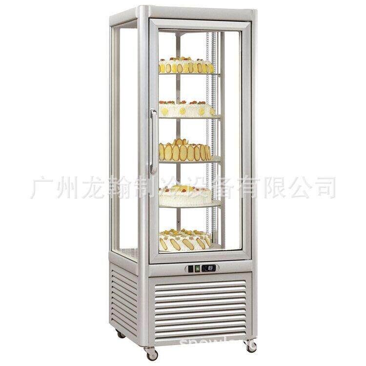 旋转玻璃蛋糕展示柜冷藏冰箱商用保鲜烘焙面包糕点西点慕斯甜品柜